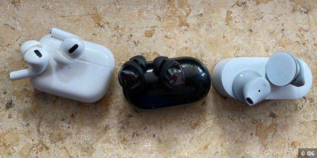 Airpods Pro vs. Galaxy Buds+ (vs. Surface Earbuds)